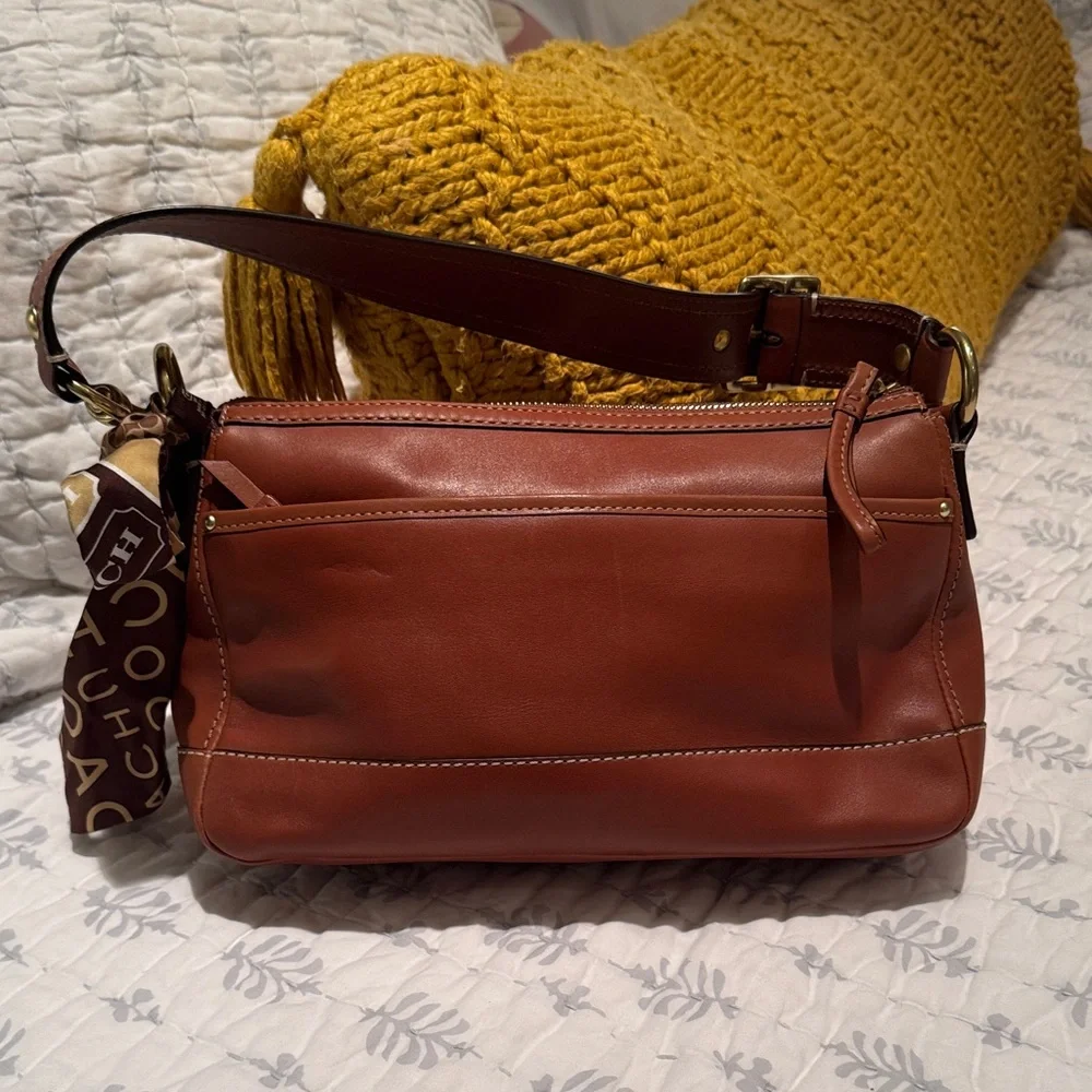 Coach Legacy 65th Anniversary Leather Double Turnlock Shoulder Bag - Picture 4 of 12